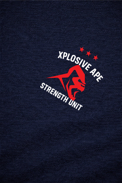 XAPE Strength Unit String Hoodie - Navy