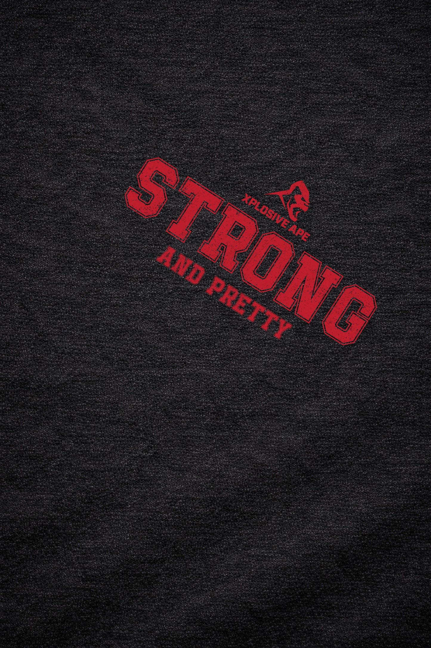 XAPE Strong And Pretty V1 String Hoodie - Black