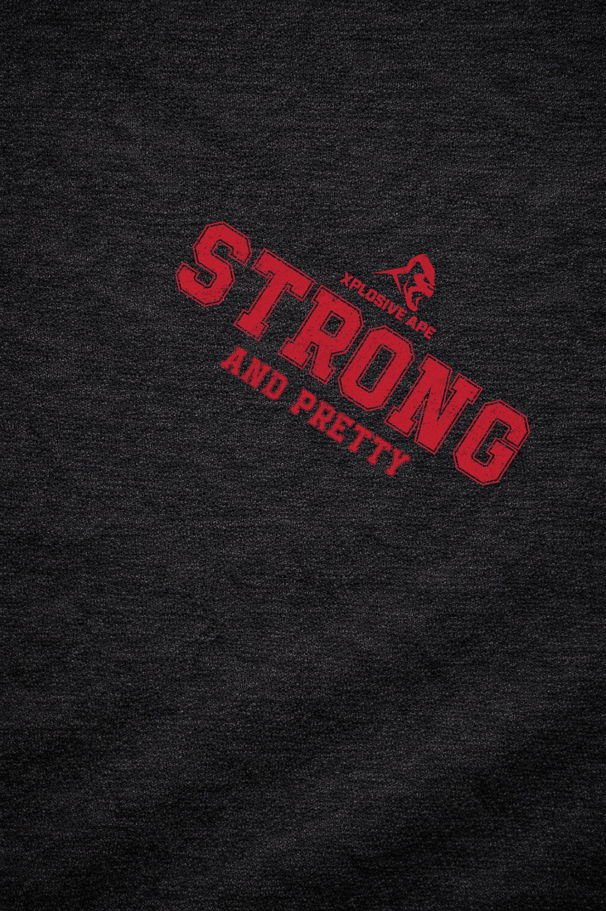 XAPE Strong And Pretty V1 String Hoodie - Black