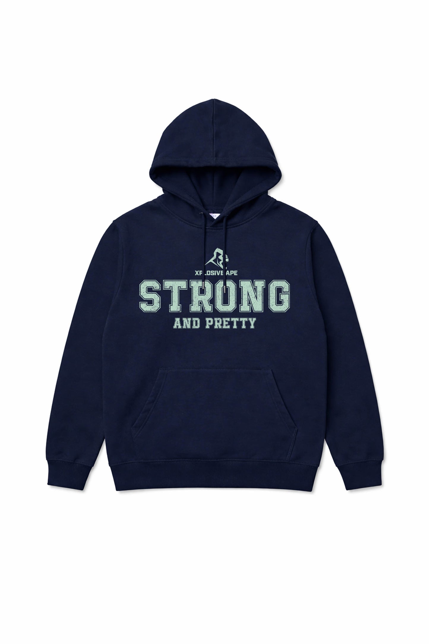 XAPE Strong And Pretty V1 String Hoodie - Navy
