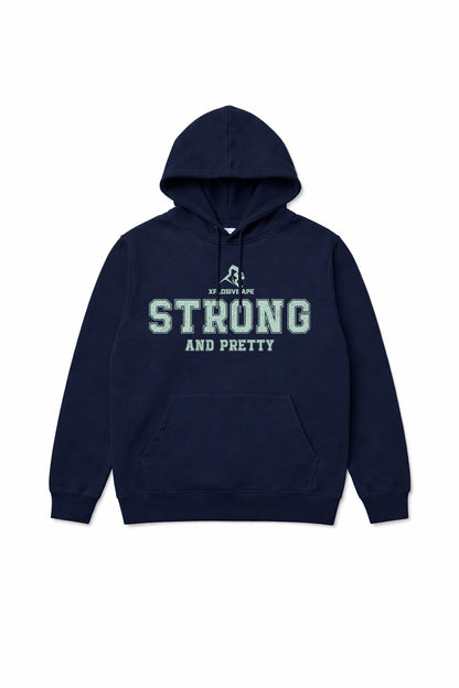XAPE Strong And Pretty V1 String Hoodie - Navy