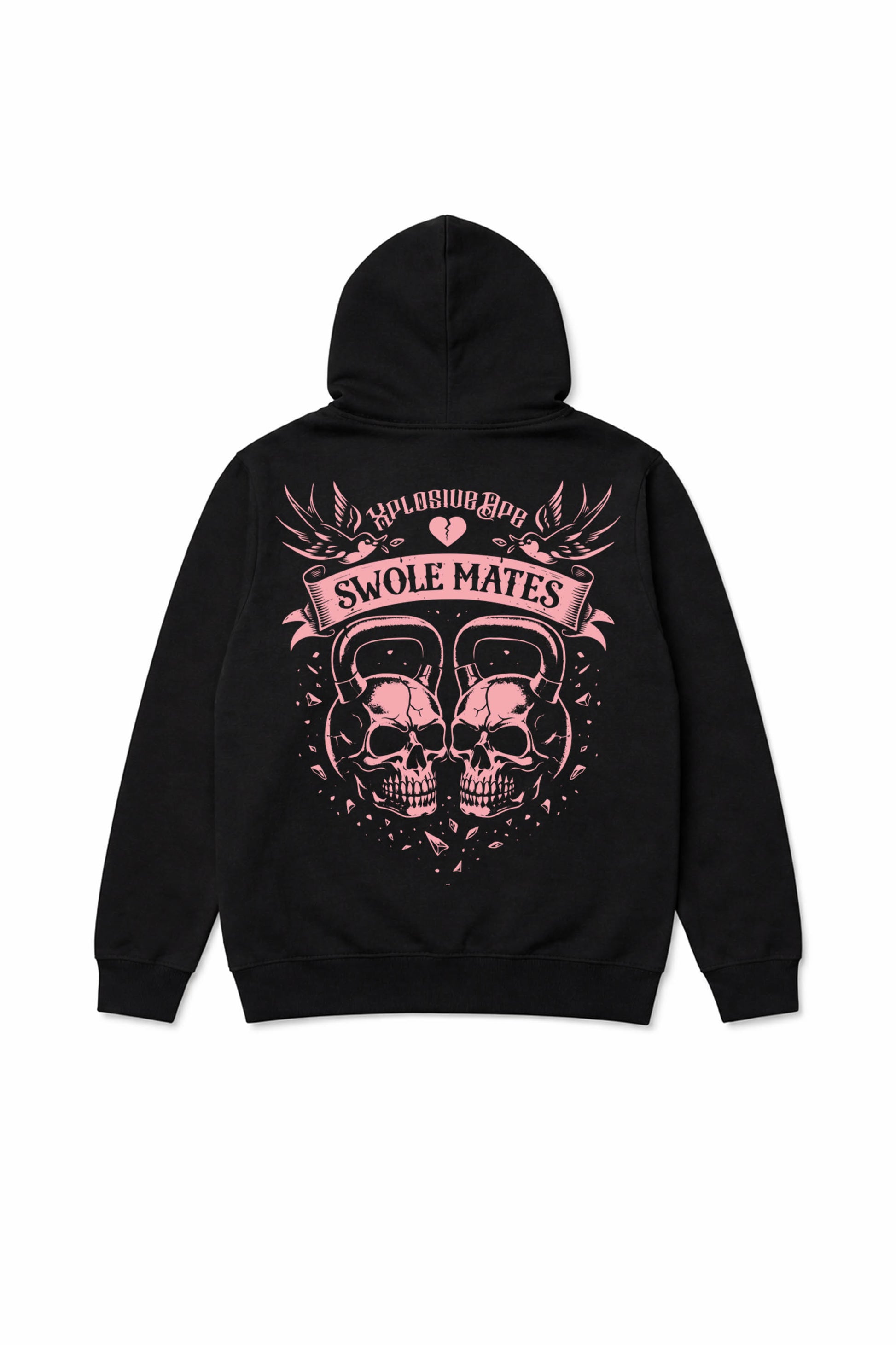 XAPE Swole Mate String Hoodie - Black