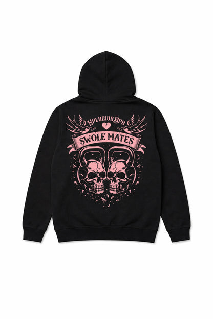 XAPE Swole Mate String Hoodie - Black