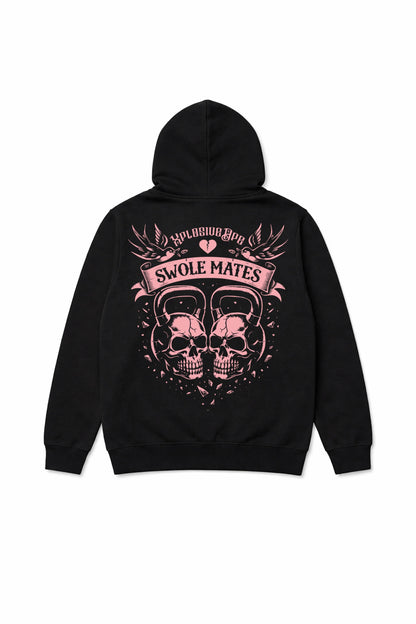 XAPE Swole Mate String Hoodie - Black