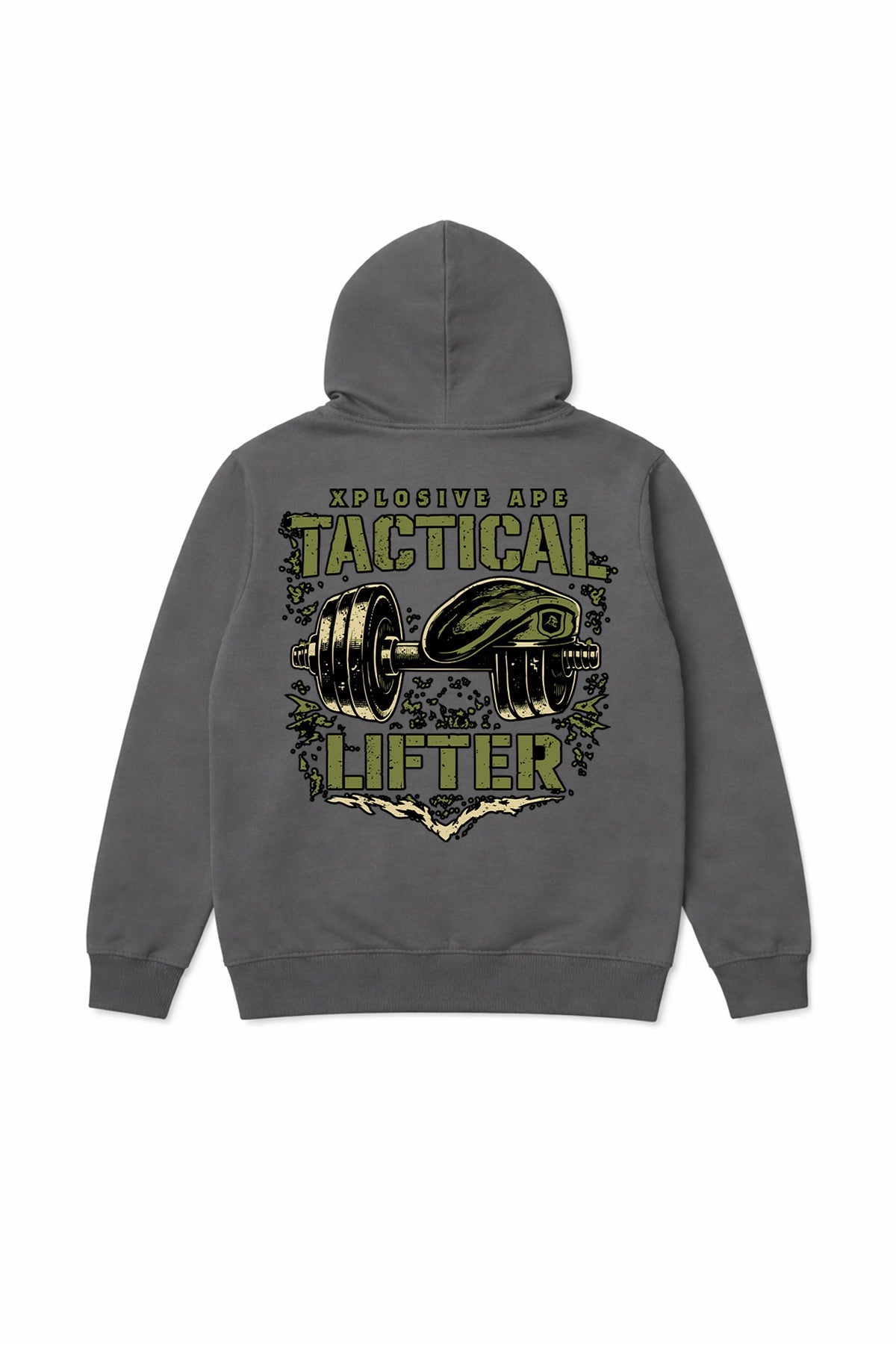 XAPE Tactical Hoodie - Charcoal
