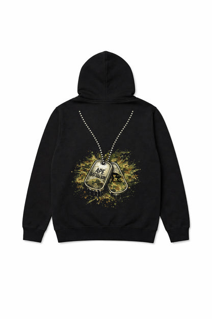 XAPE Tag Hoodie - Black