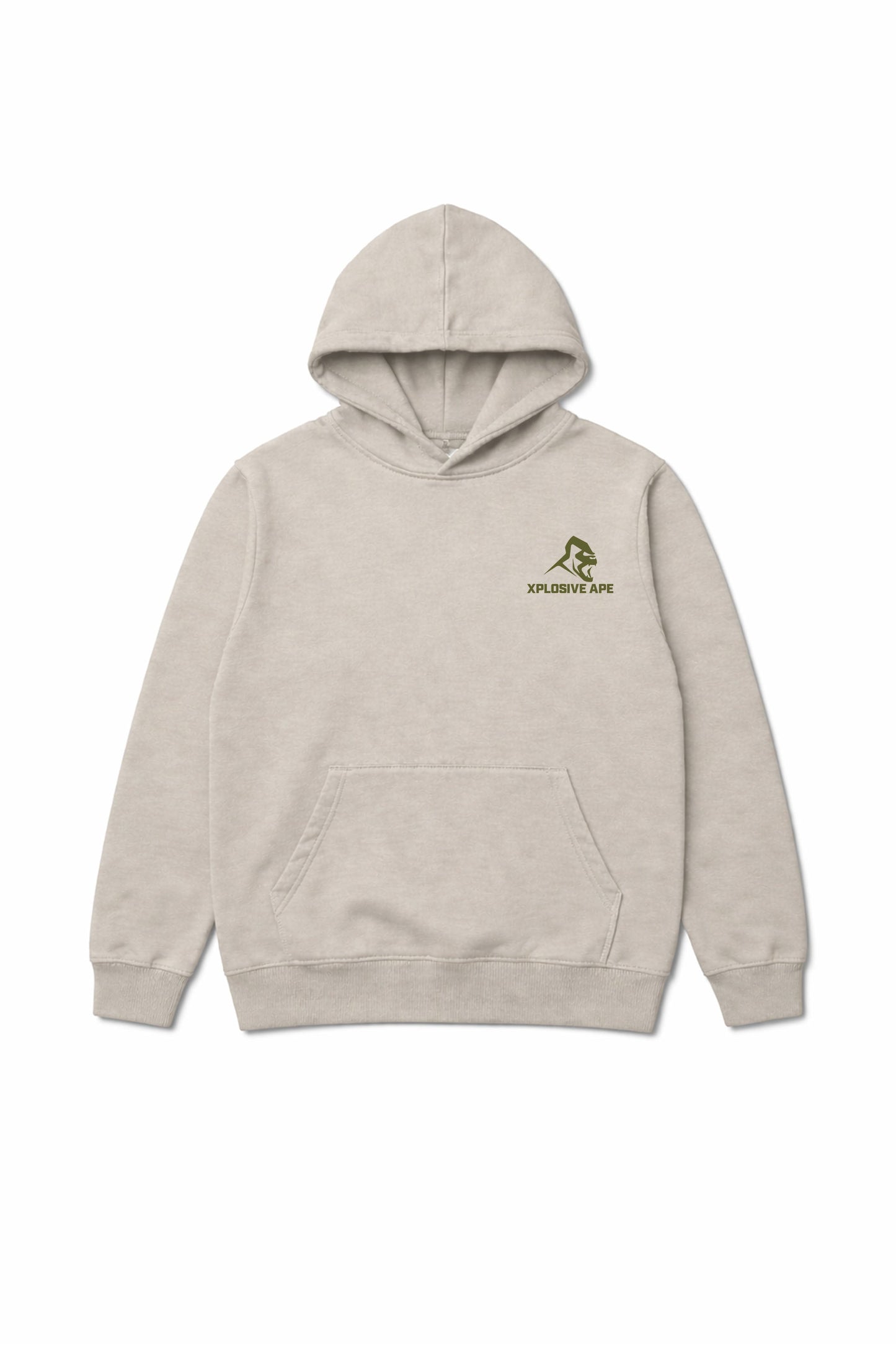 XAPE Tag Hoodie - Stone
