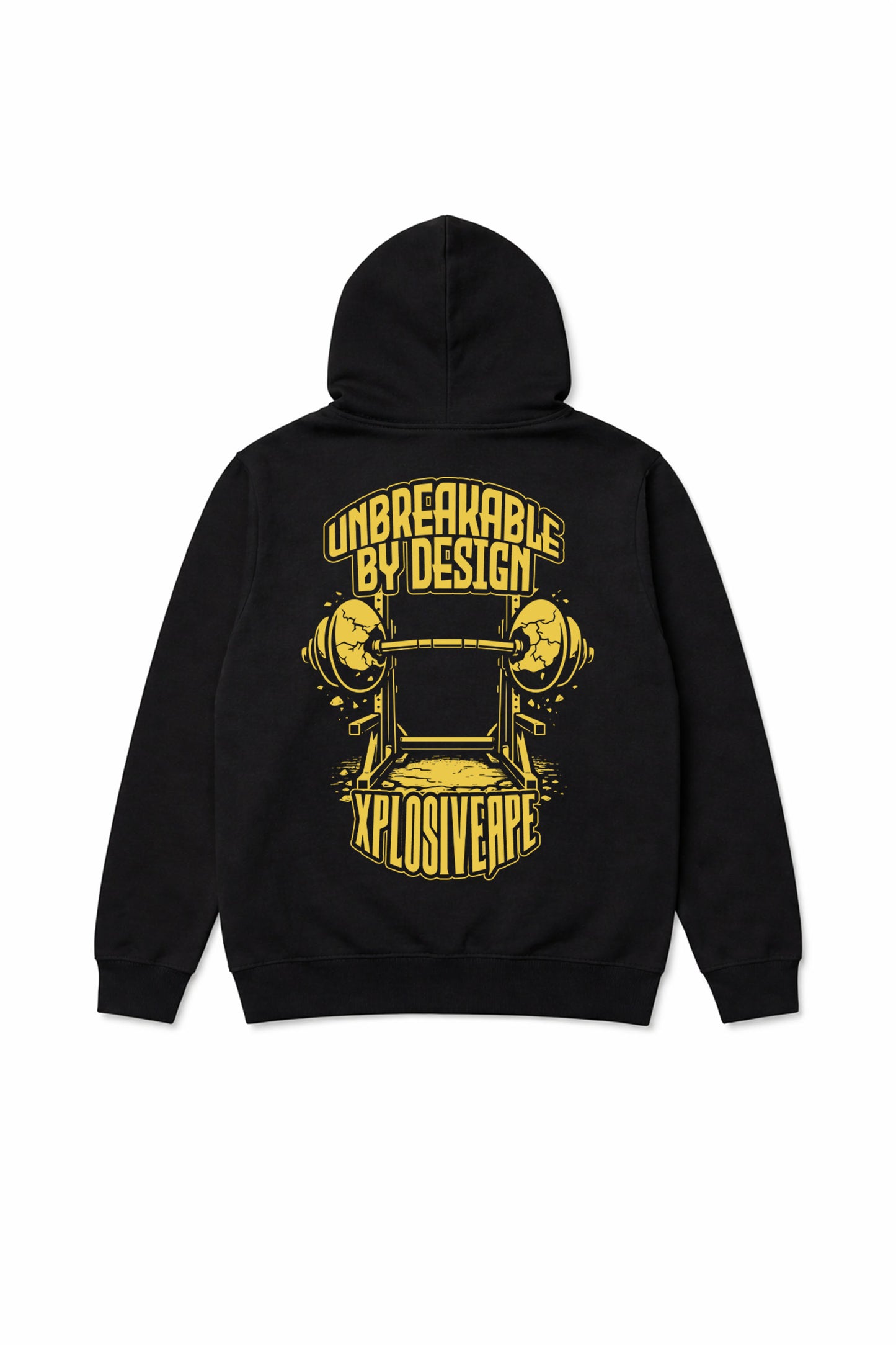 XAPE Unbreakable V2 String Hoodie - Black