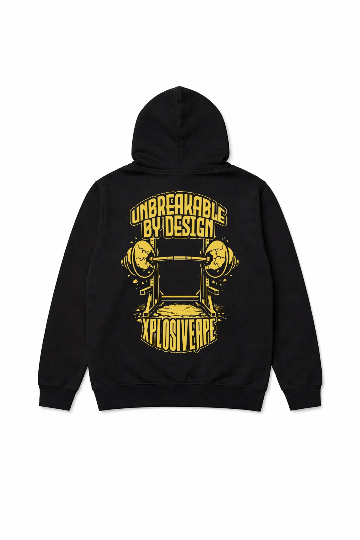 XAPE Unbreakable V2 String Hoodie - Black