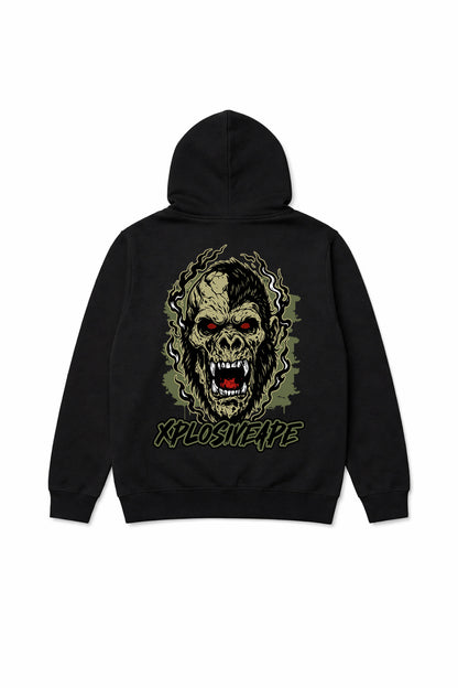 XAPE Undead String Hoodie - Black