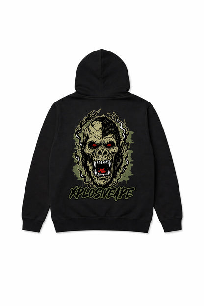 XAPE Undead String Hoodie - Black
