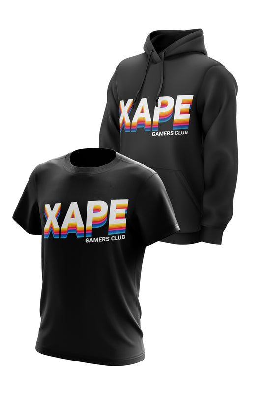XAPE Coloured Hoodie & Tee - Black