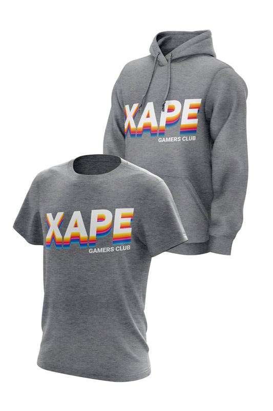 XAPE Coloured Hoodie & Tee - Grey