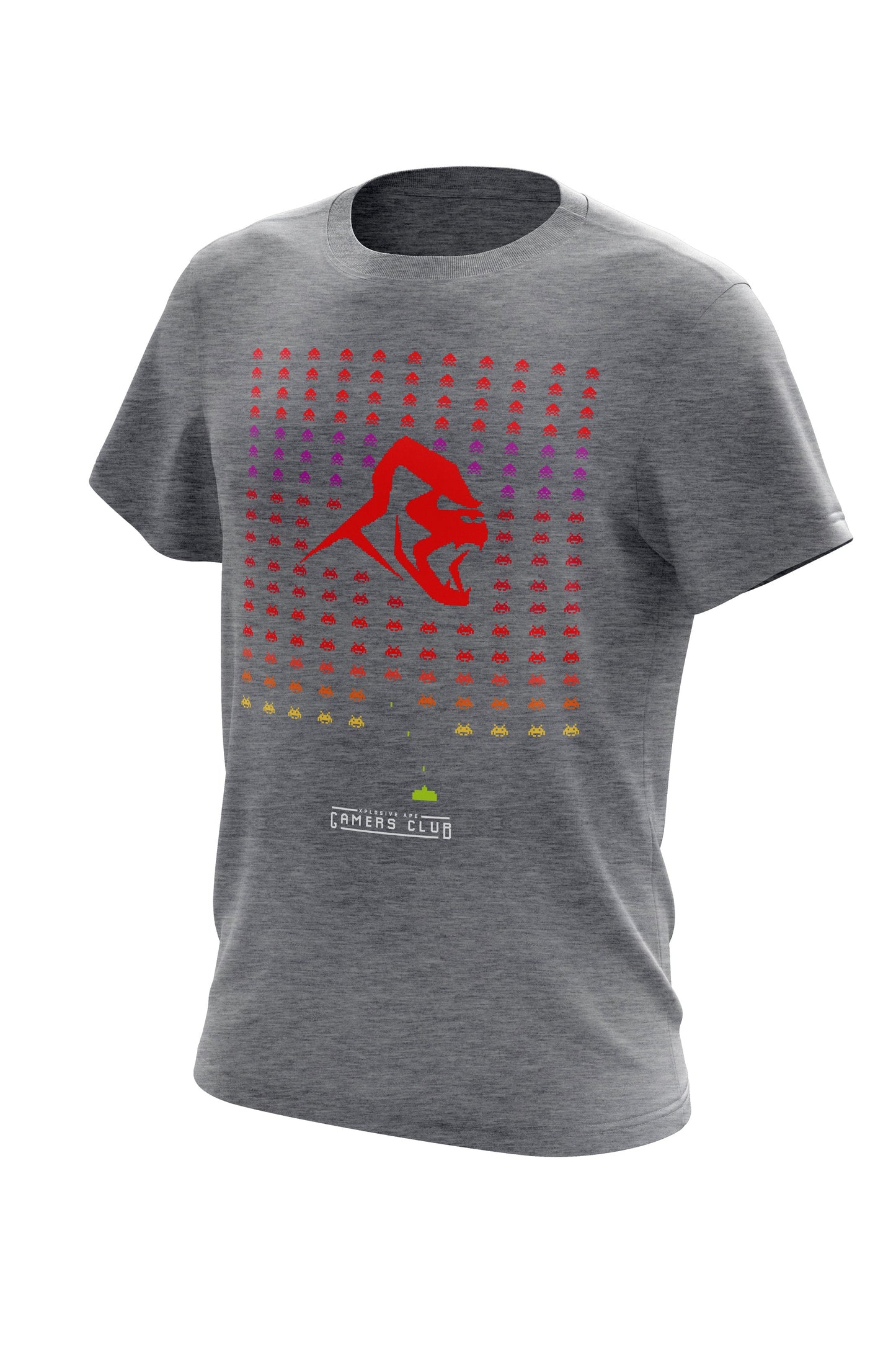 XAPE Invaders Tee - Sports Grey