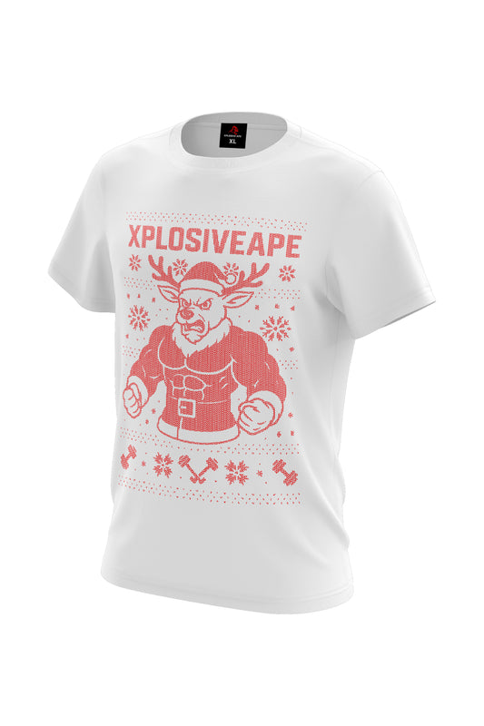XAPE Reindeer Tee - White