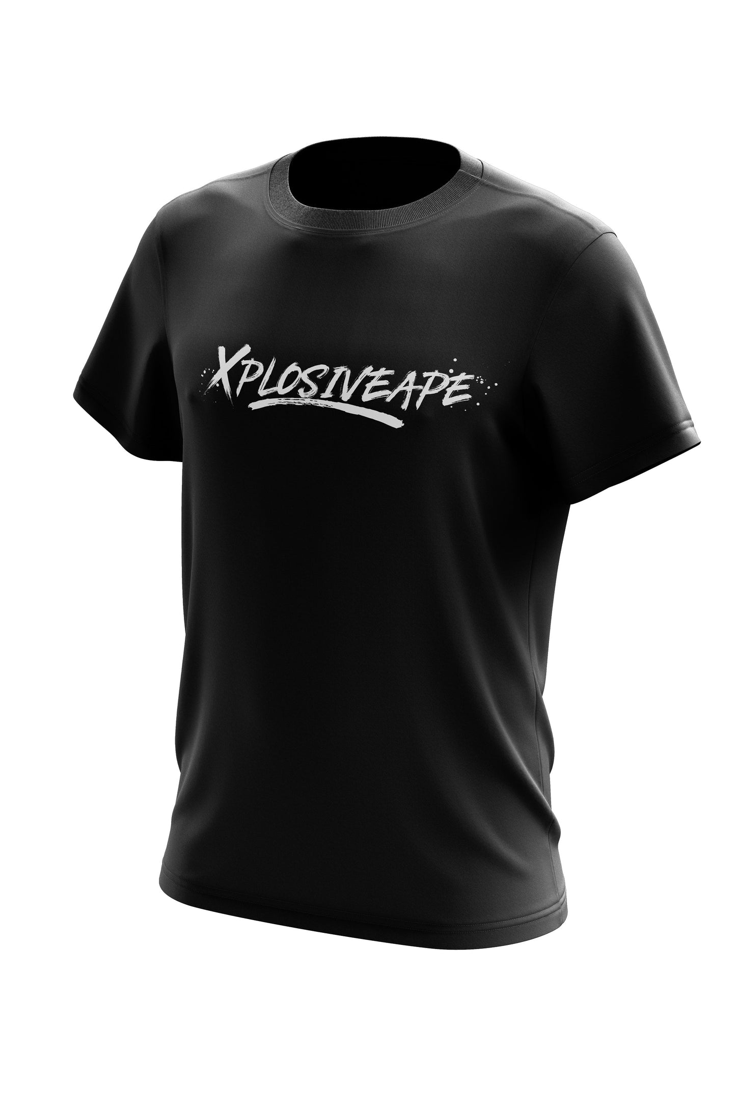 XAPE Desolated Brushed Script Tee - Black