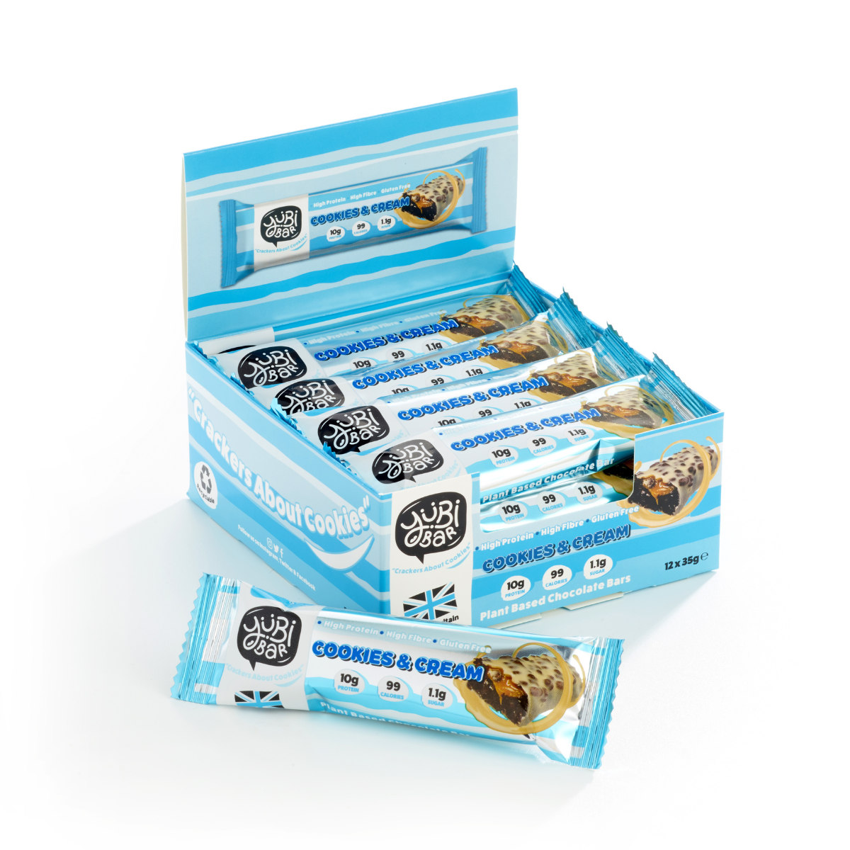 YuBi Bar Protein Bar 12x35g Cookies and Cream