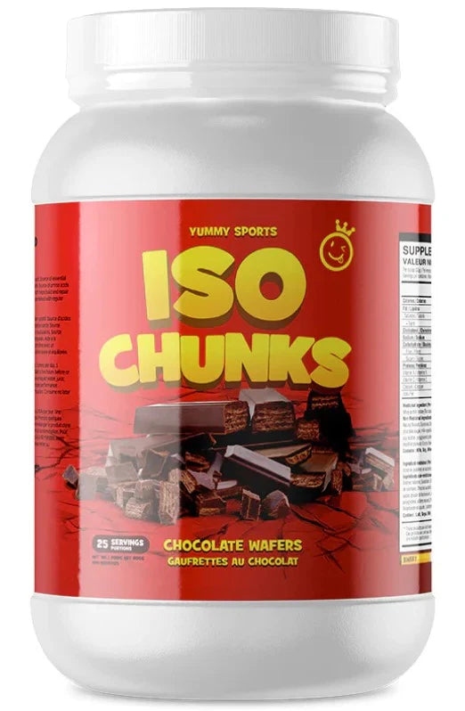 Yummy Sports ISO Chunk 25 Serv 800g Chocolate Wafers