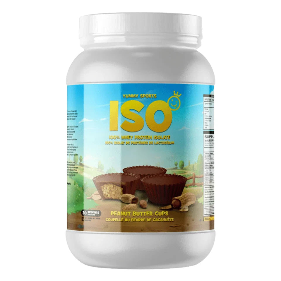 Yummy Sports ISO Tub 30 Serv 960g Peanut Butter Cups