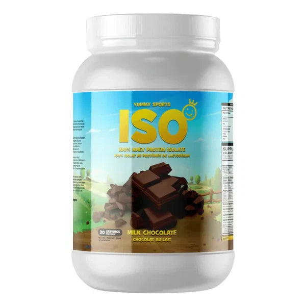 Yummy Sports ISO Tub 30 Serv 960g Milk Chocolate