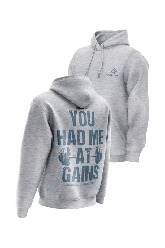 XAPE Alpha Gains Hoodie - Sports Grey