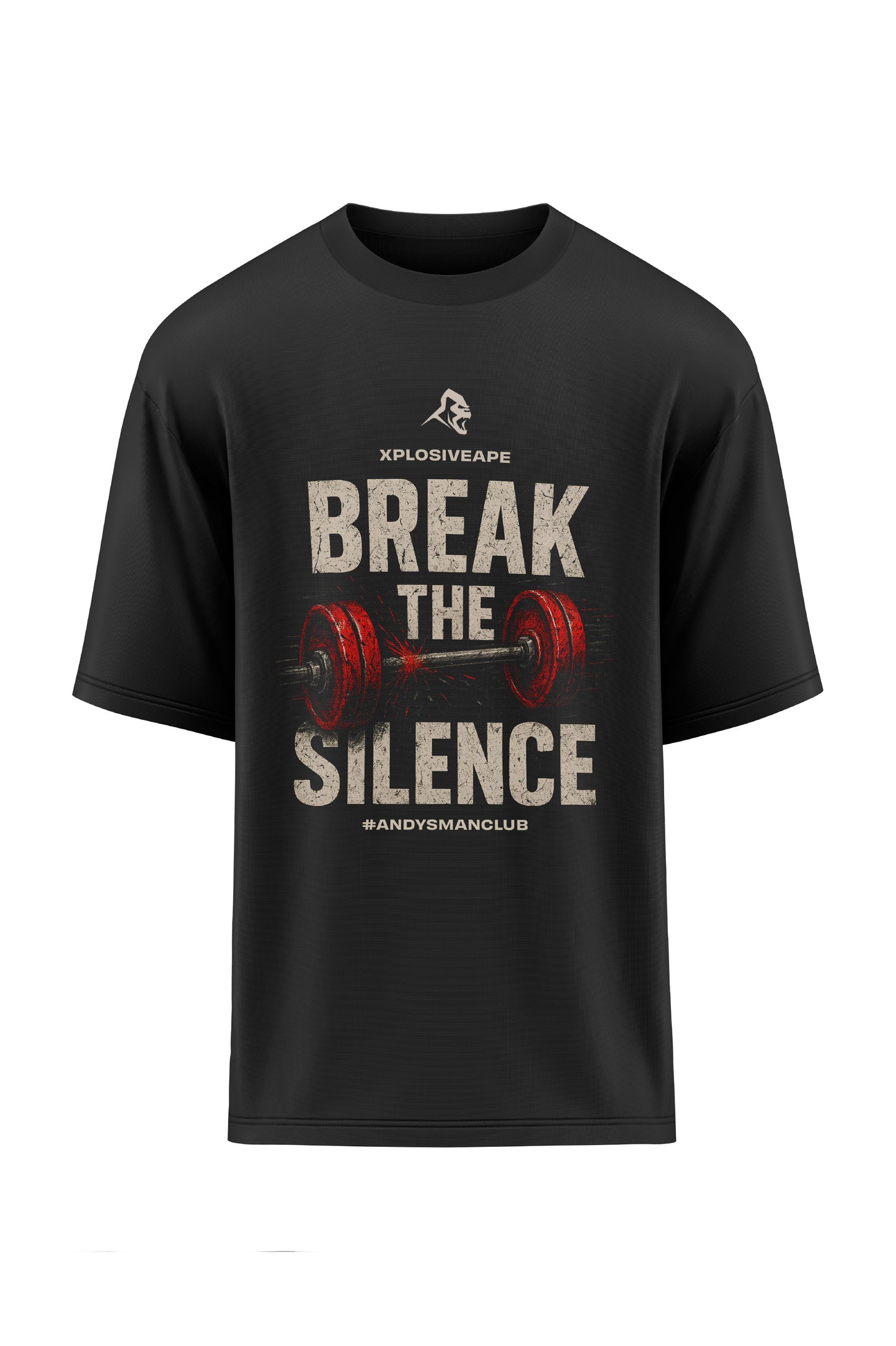 XAPE X AMC Break The Silence Oversized Tee - Black