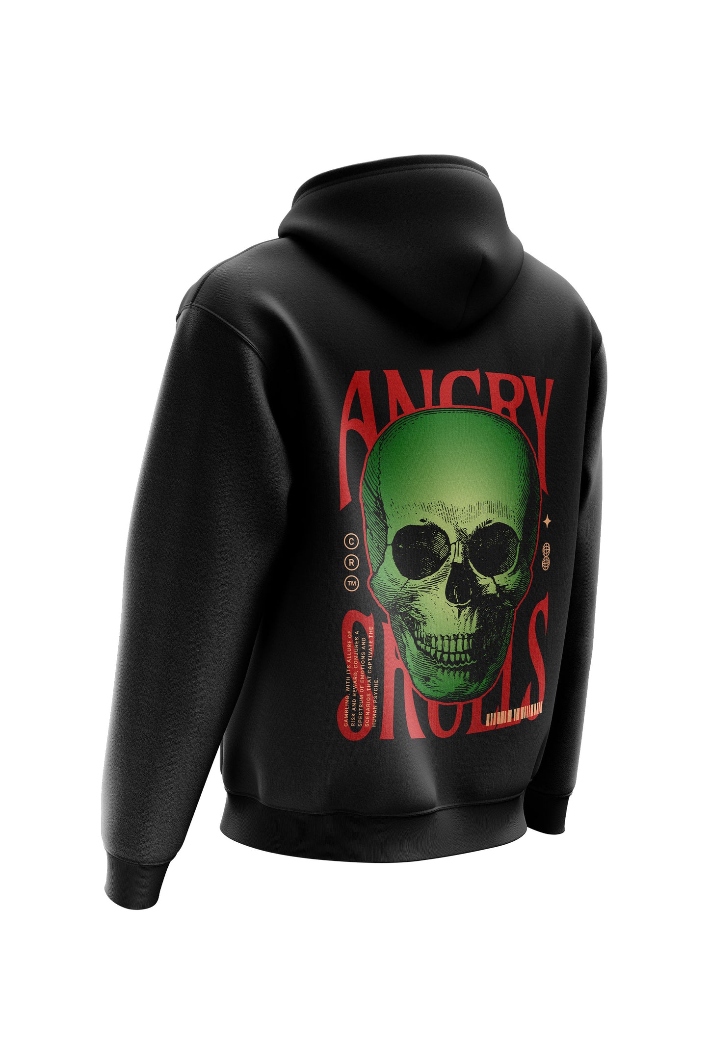 Untold Studios Angry Skulls Hoodie - Black