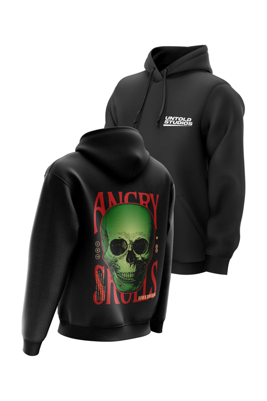 Untold Studios Angry Skulls Hoodie - Black