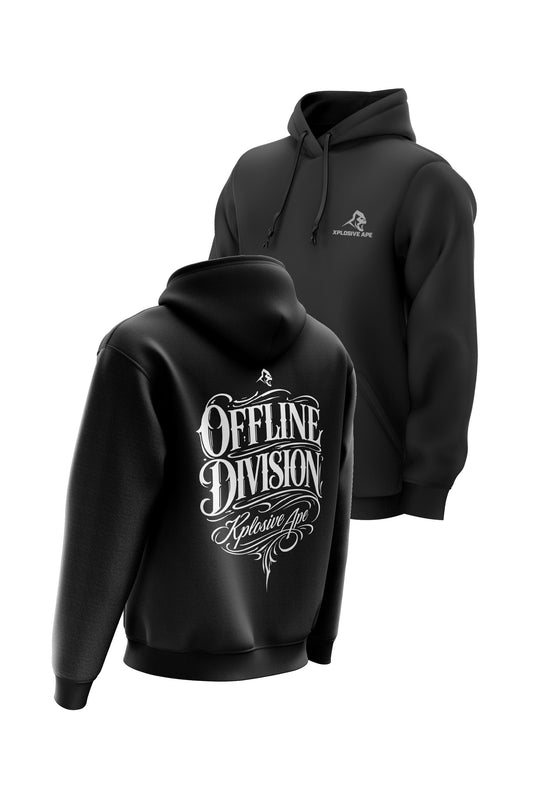 XAPE Offline String Hoodie - Black