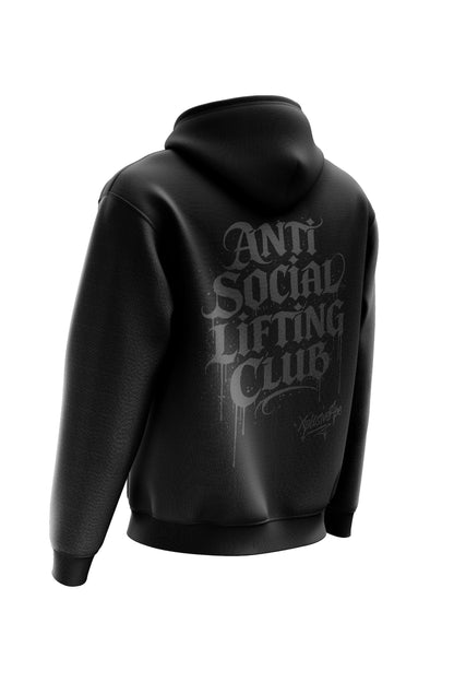 XAPE Club String Hoodie - Black