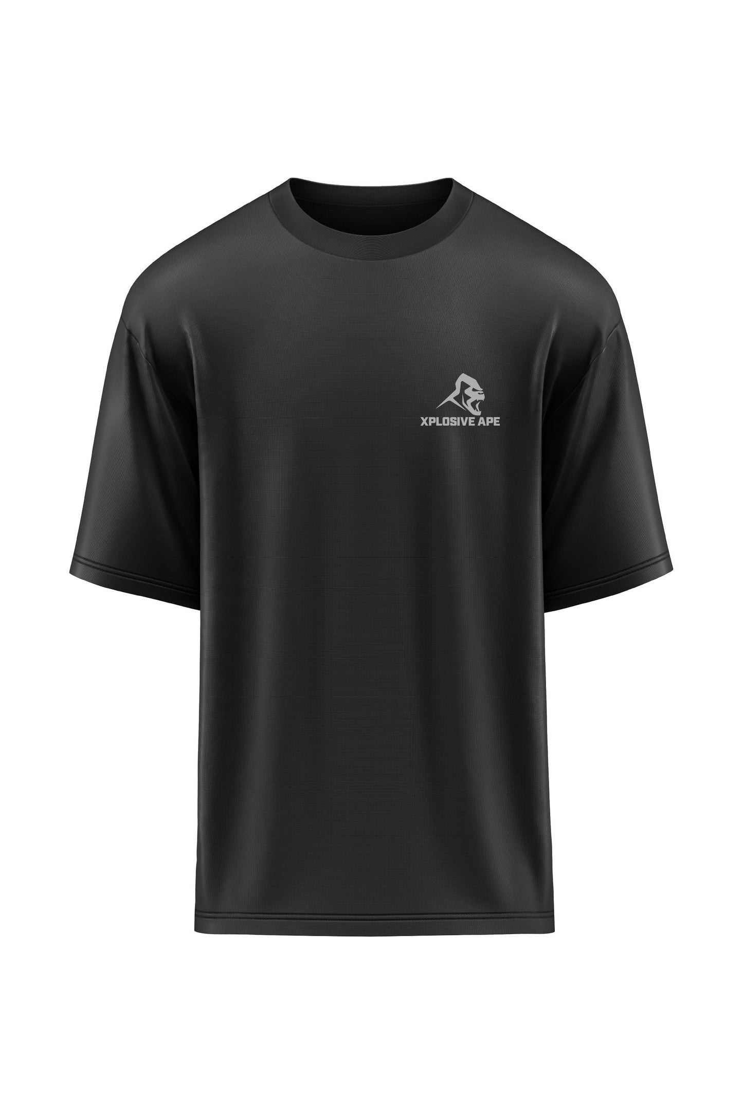 XAPE Silence Oversized Tee - Black
