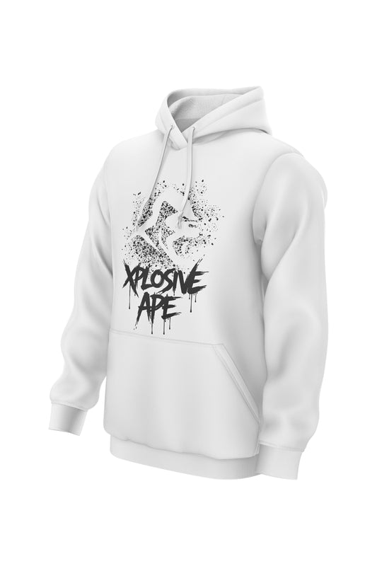 XAPE Primal Spray Hoodie - White