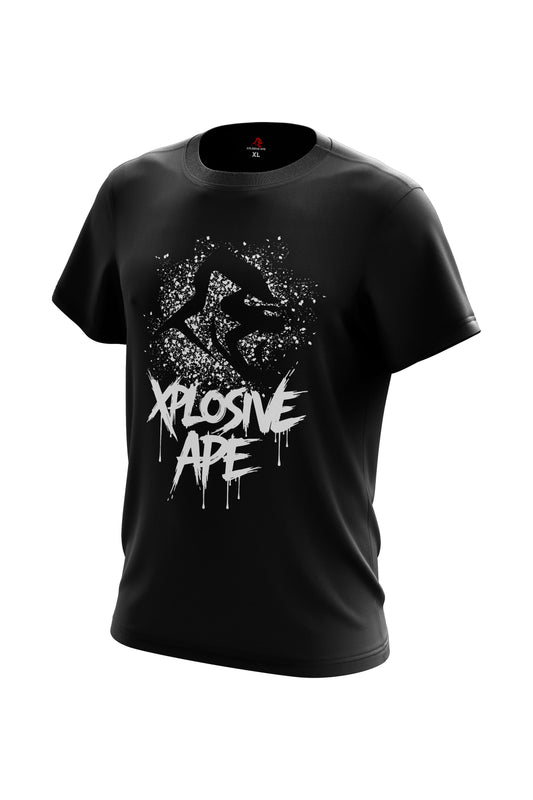 XAPE Primal Spray Tee - Black