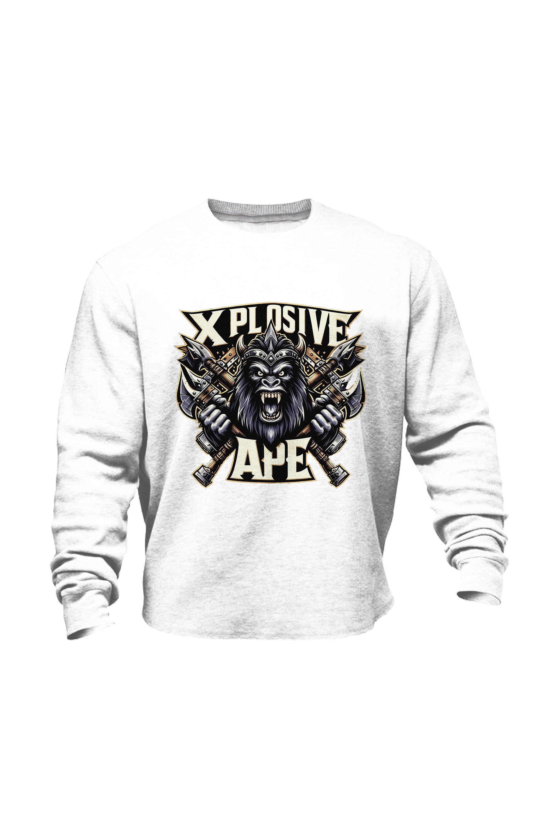 XAPE Battle Axe Sweatshirt - White