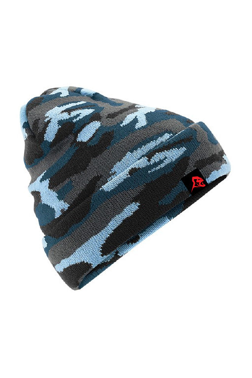 XAPE Classic Label Beanie - Twilight Camo