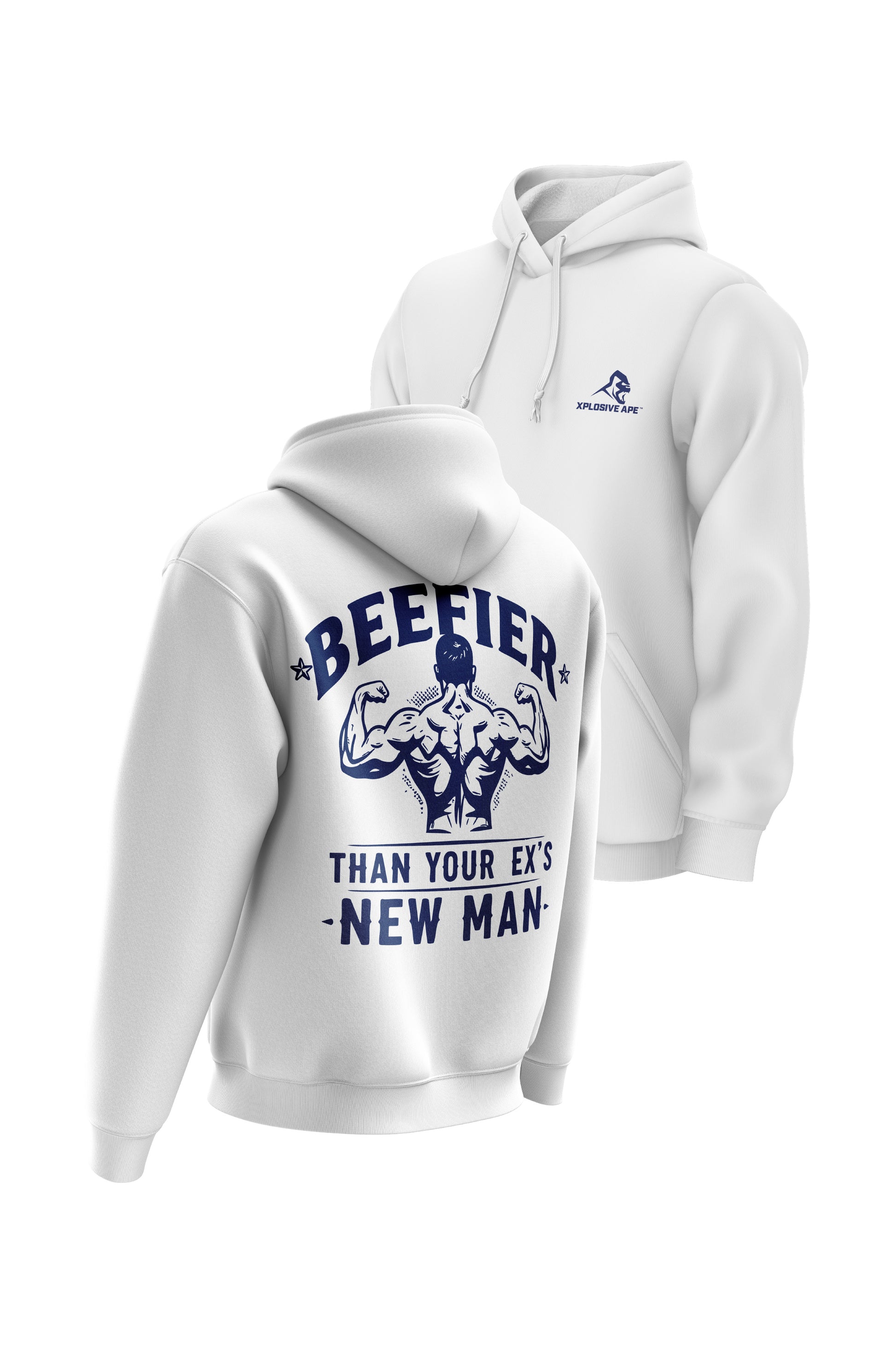 XAPE Beefier Hoodie - White