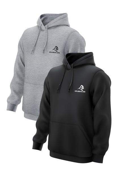 XAPE Classic 2 Hoodies Combo - Black/Sports Grey