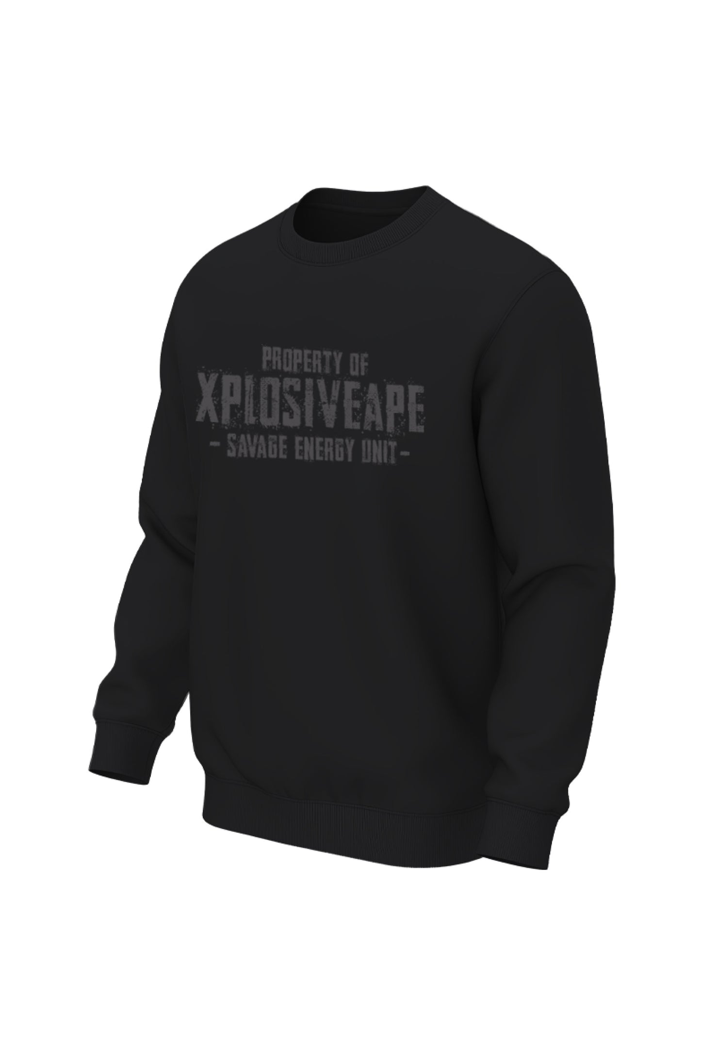 XAPE Savage Energy Unit Sweatshirt - Black
