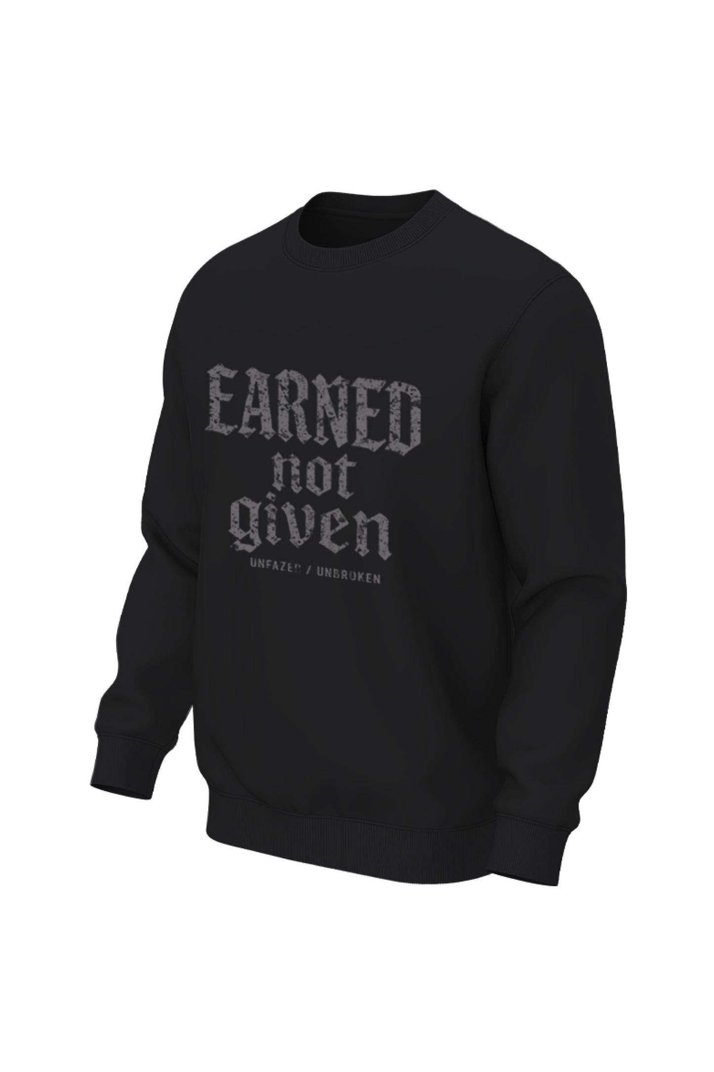 XAPE Earned Not Given Sweatshirt - Black