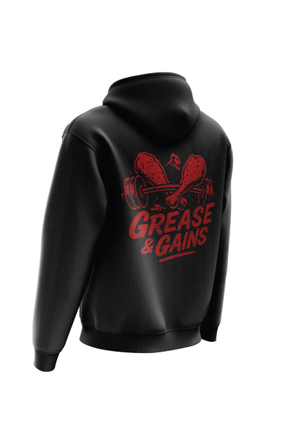 XAPE Grease String Hoodie - Black