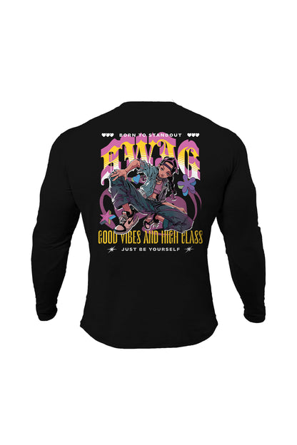 Untold Studios Born to Stand out Sweatshirt - Black