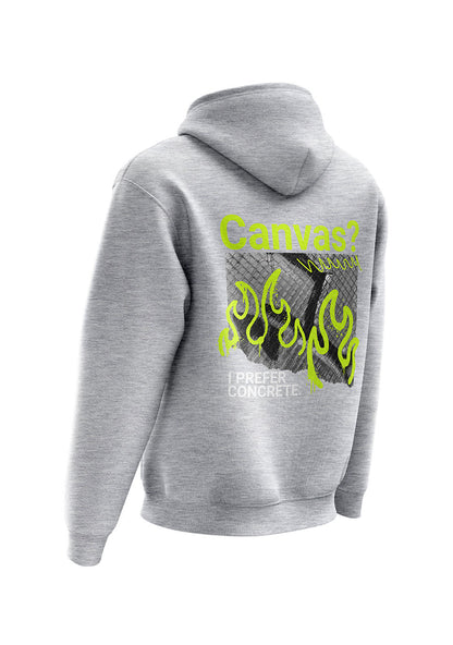 Untold Studios Canvas street art Hoodie - Grey