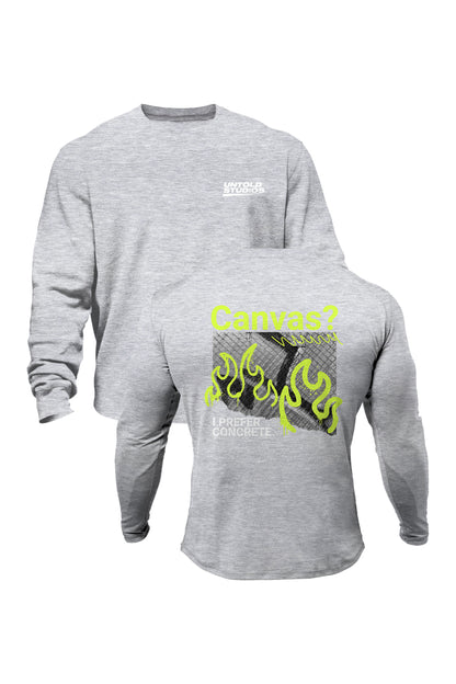 Untold Studios Canvas street art Sweatshirt - Grey