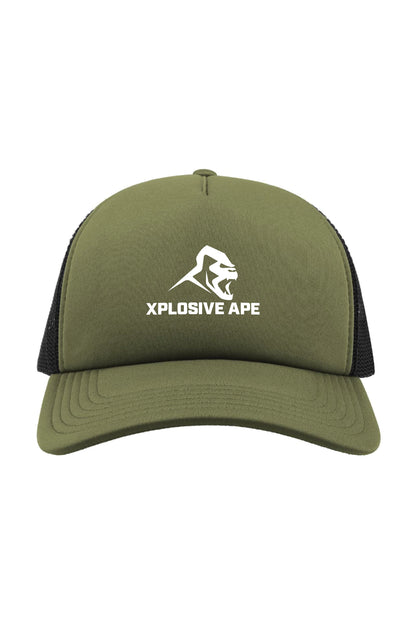 XAPE Essential Trucker Cap - Olive/Black