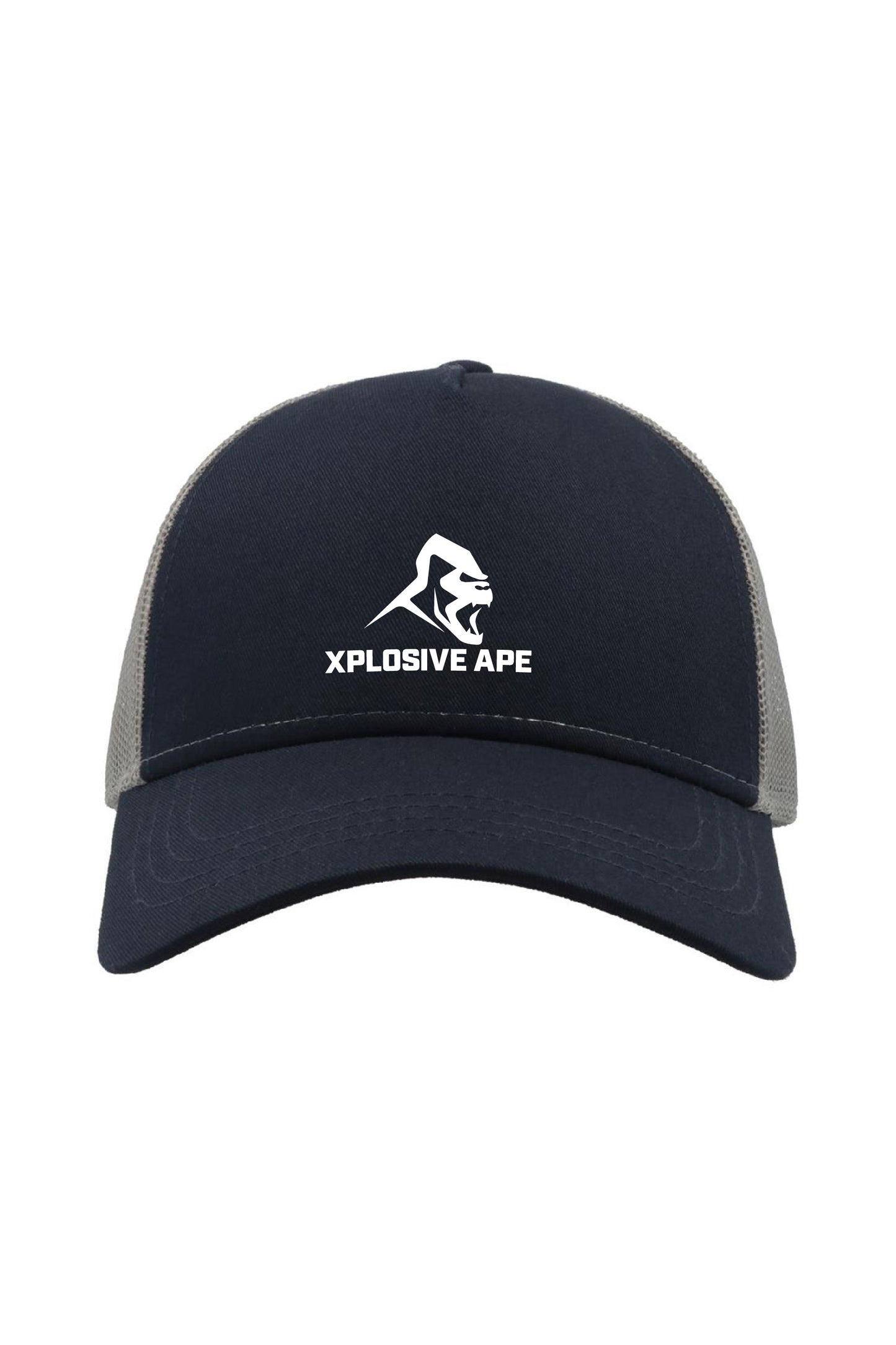 XAPE Prime Trucker Cap - Navy/Grey