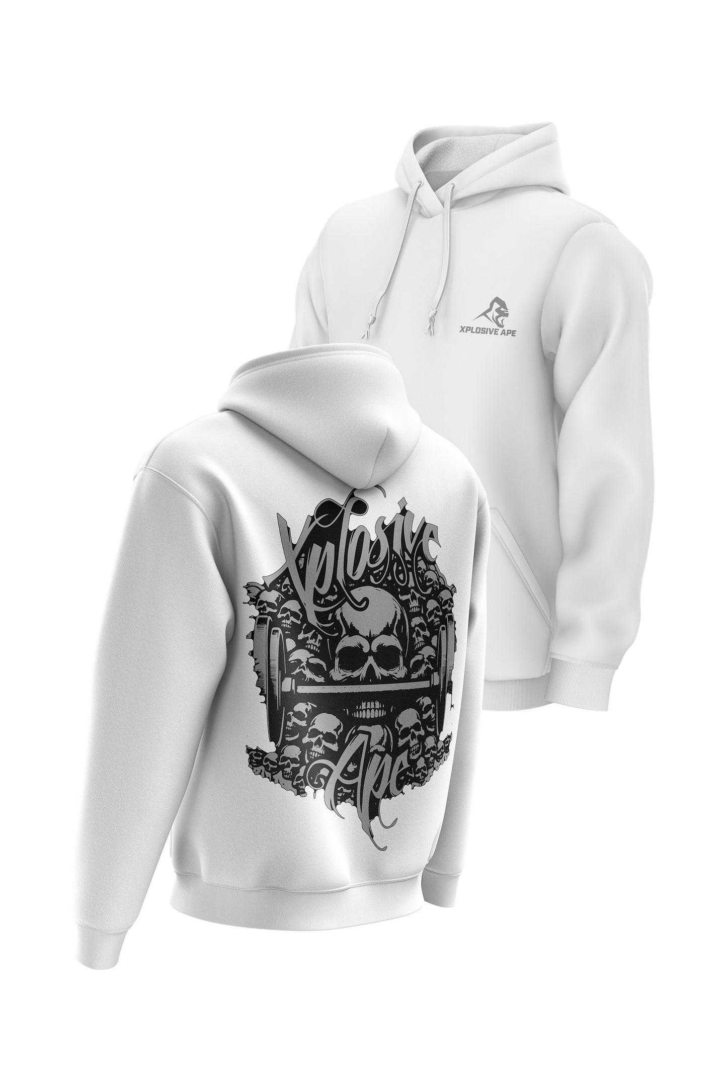 XAPE Catacombs Hoodie - White