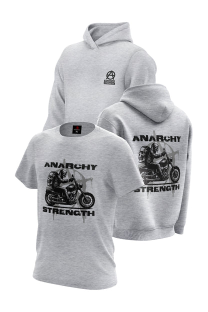 AS Chaos Cruiser Hoodie & Tee Combo - Sports Grey