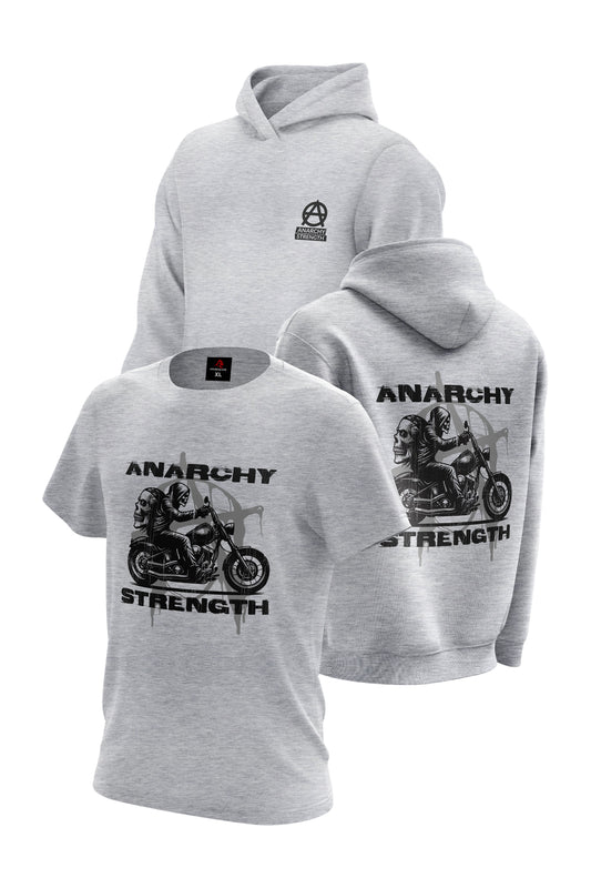 AS Chaos Cruiser Hoodie & Tee Combo - Sports Grey