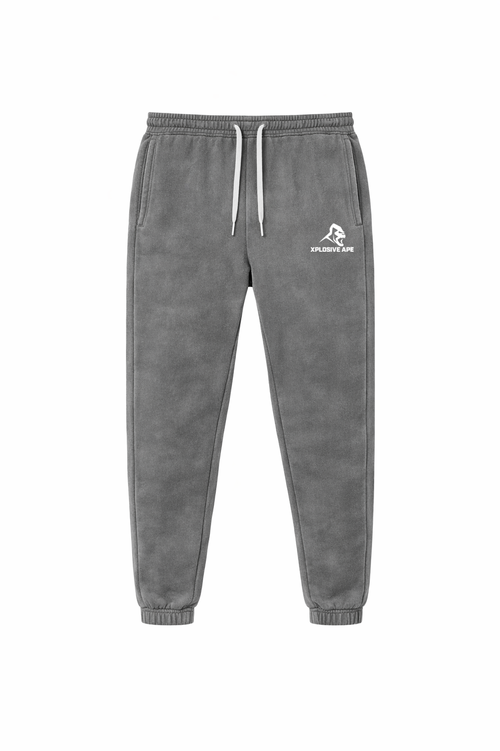 XAPE Vintage Wash Joggers - Charcoal