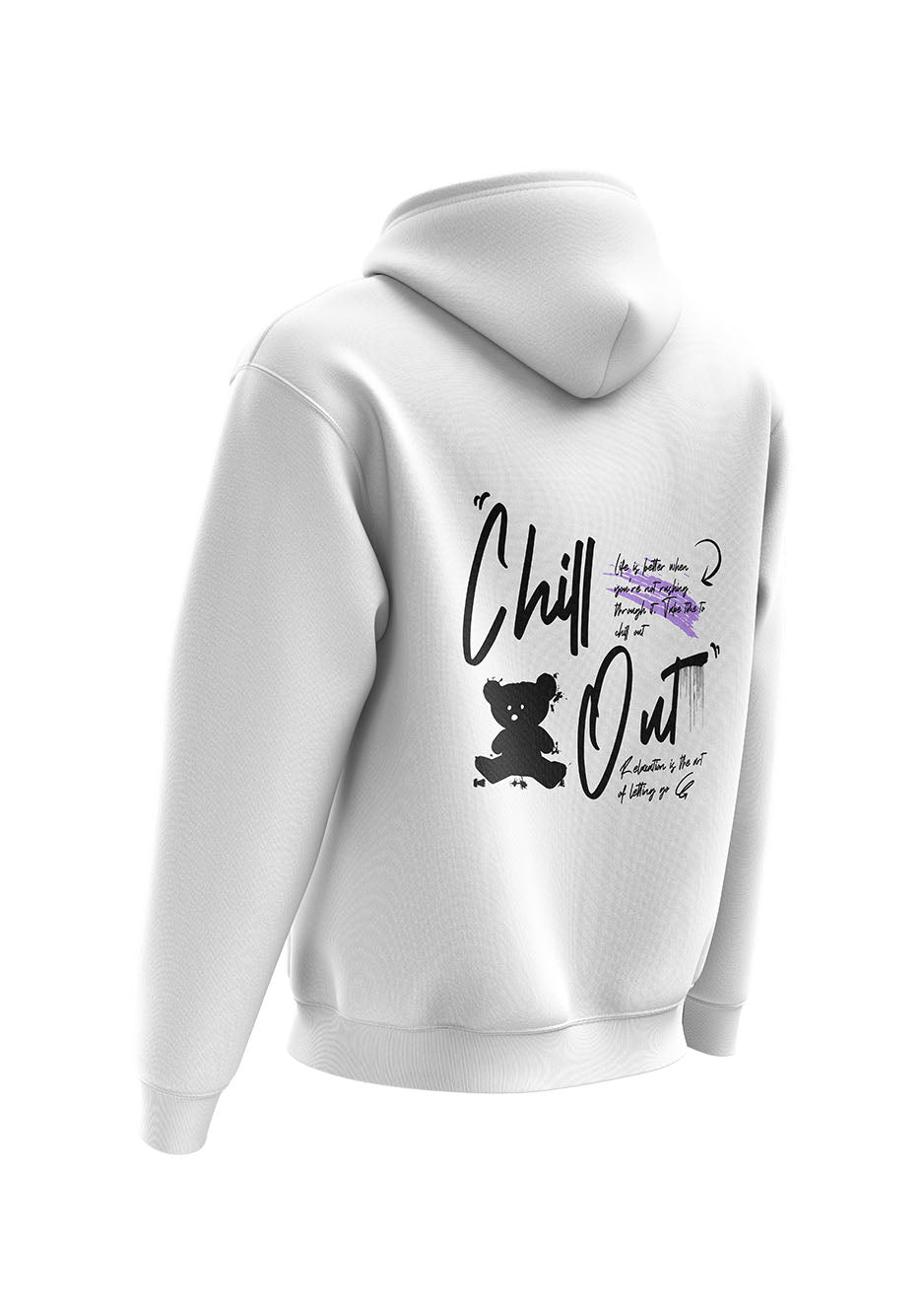 Untold Studios Chill Out Hoodie - White